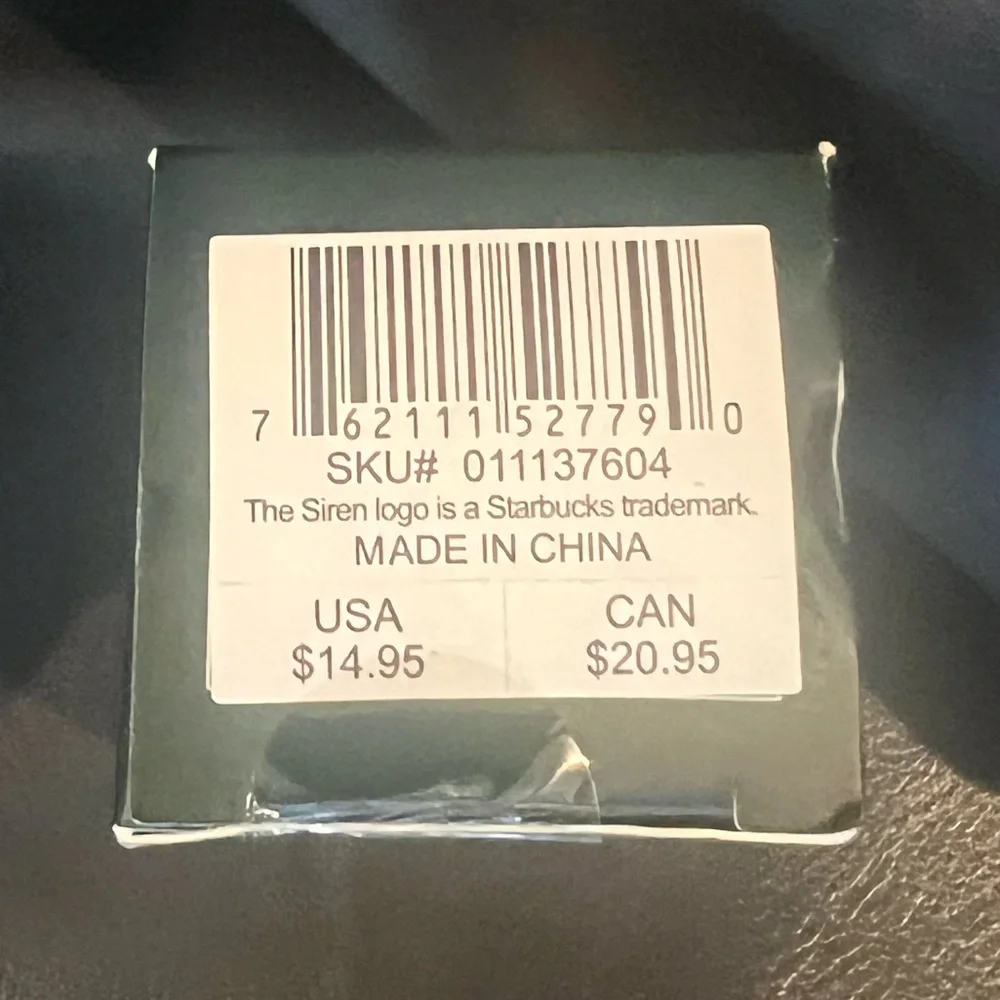 Starbucks nwt gold